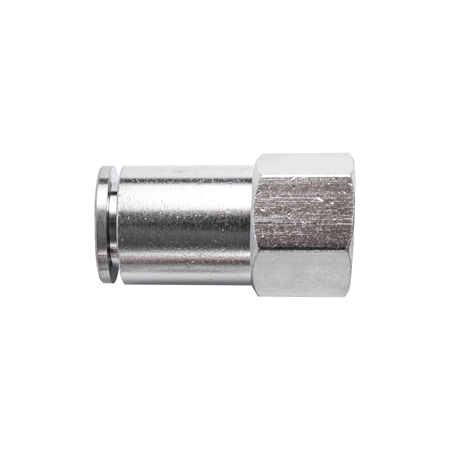 Metal Pu Fitting Straight 10mm 1/4' F